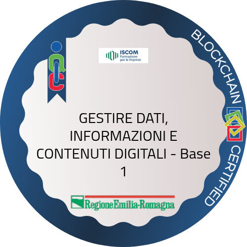 GESTIRE DATI, INFORMAZIONI E CONTENUTI DIGITALI - Base 1